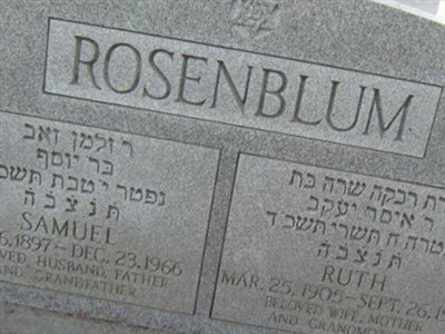 Samuel Rosenblum on Sysoon