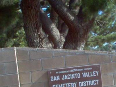 San Jacinto Valley Cemetery on Sysoon