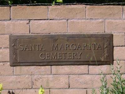 Santa Margarita Cemetery on Sysoon