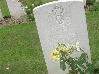 Sapper William Arthur Tabrett on Sysoon