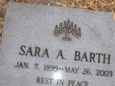 Sara A Barth on Sysoon