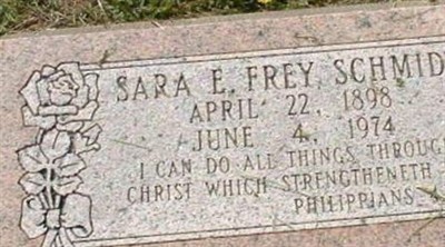 Sara E. Frey Schmidt on Sysoon
