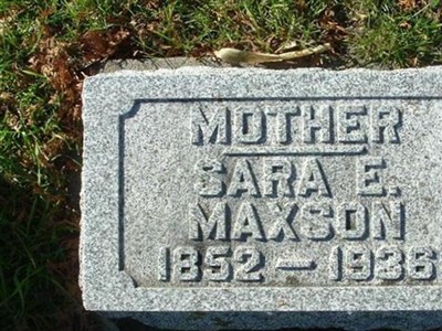 Sara E. Maxson on Sysoon