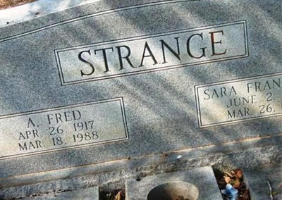 Sara Frances Darsey Strange on Sysoon
