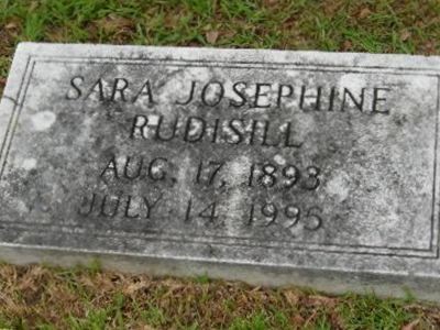 Sara Josephine Rudisill on Sysoon