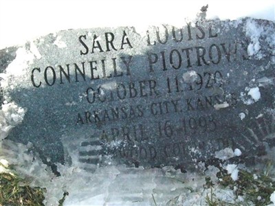 Sara Louise Connelly Piotrowski on Sysoon