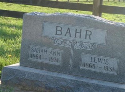 Sarah Ann Bahr on Sysoon