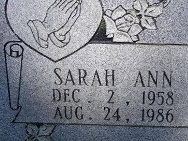 Sarah Ann Meredith Wise on Sysoon