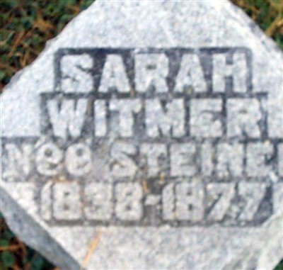 Sarah Ann Steiner Witmer on Sysoon