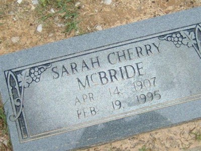 Sarah Cherry McBride on Sysoon