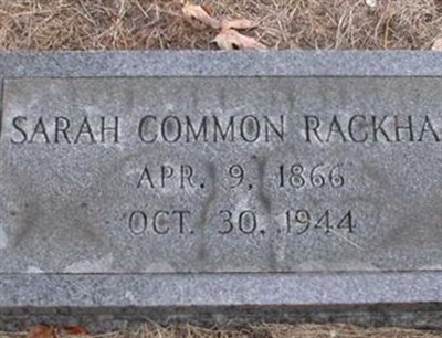 Sarah Common Rackham on Sysoon
