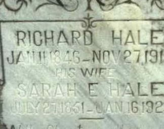 Sarah Elizabeth Box Hale on Sysoon