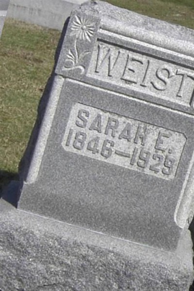 Sarah Elizabeth Nuding Weist on Sysoon