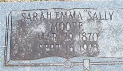 Sarah Emma "Sally" Moore on Sysoon