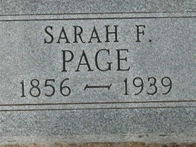 Sarah F. Page on Sysoon
