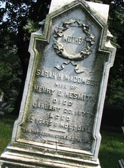 Sarah H. Macomber Nesmith on Sysoon