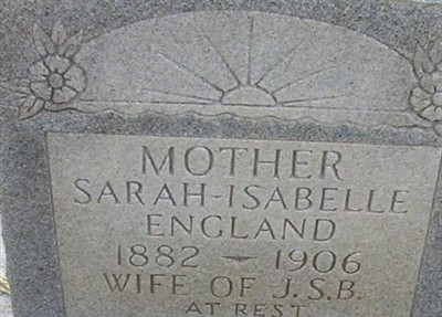 Sarah Isabelle England on Sysoon