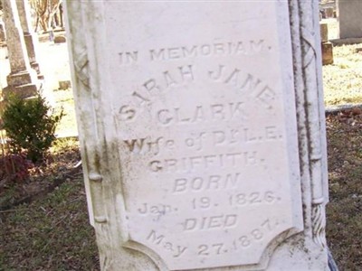 Sarah Jane Clark Griffith on Sysoon