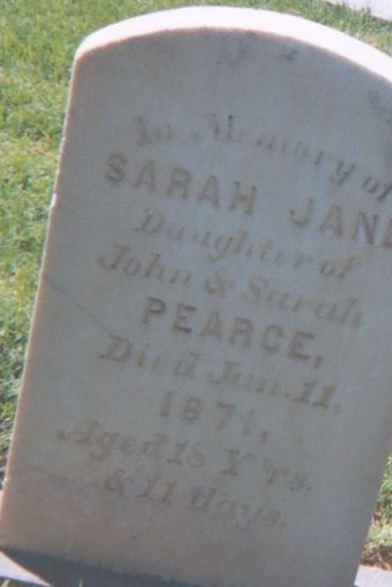 Sarah Jane Pearce on Sysoon