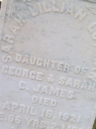 Sarah Lillian James Lothian on Sysoon