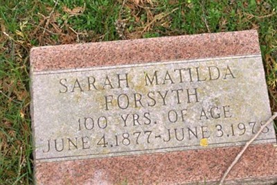 Sarah Matilda Forsyth on Sysoon
