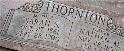 Sarah Singleton Thornton, Find a grave on Sysoon Sarah Singleton Thornton on Sysoon