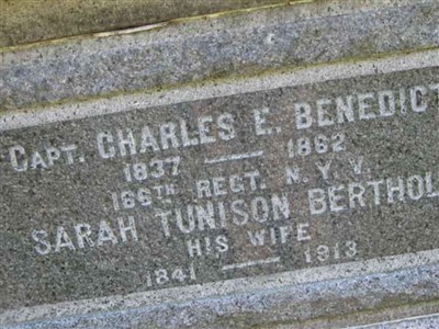 Sarah Tunison Bertholf Benedict on Sysoon