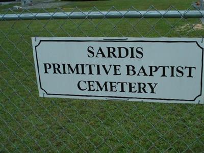 Sardis Primitive Baptist Cemetery on Sysoon