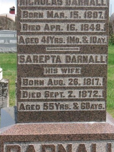 Sarepta Darnall on Sysoon