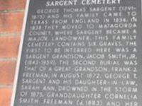 Sargent Cemetery on Sysoon