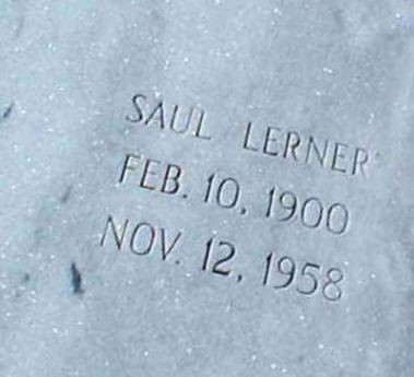 Saul Lerner on Sysoon
