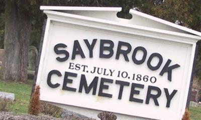 Saybrook Cemetery on Sysoon