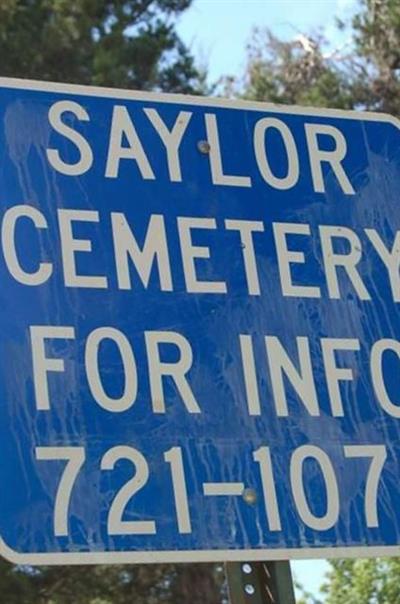 Saylor Cemetery on Sysoon