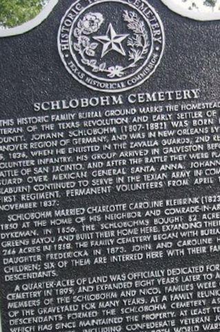 Schlobohm Cemetery on Sysoon