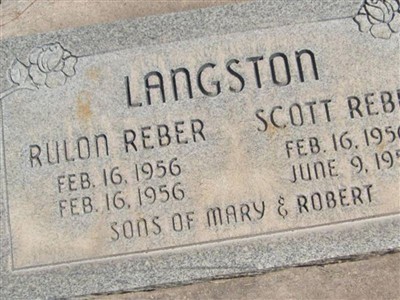Scott Reber Langston on Sysoon