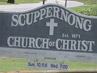 Scuppernong Church of Christ Cemetery on Sysoon