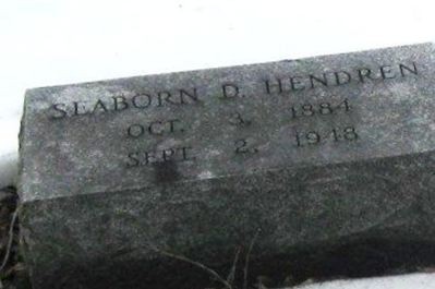 Seaborn D Hendren on Sysoon