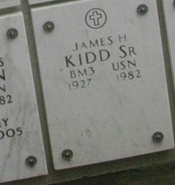 Seaman James Howell Kidd, Sr on Sysoon