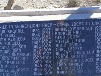 Searchlight Cemetery on Sysoon