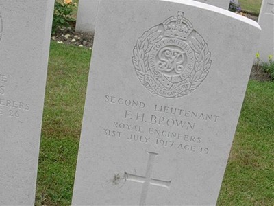 Second Lieutenant Foss Hunter Brown on Sysoon