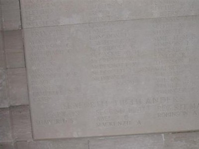 Second Lieutenant John Duncan Abel on Sysoon