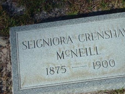 Seigniora Crenshaw McNeill on Sysoon