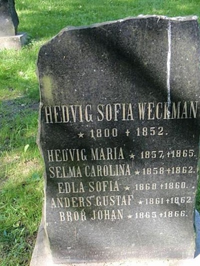 Selma Carolina Weckman on Sysoon