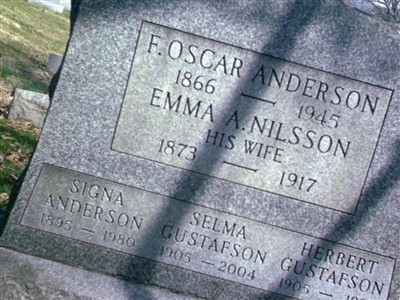 Selma Gustafson on Sysoon