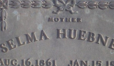 Selma Huebner on Sysoon
