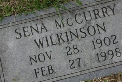 Sena McCurry Wilkinson on Sysoon