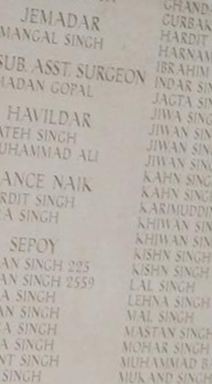 Sepoy Singh Mukand on Sysoon