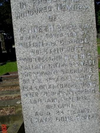 Sergeant (Air Gnr.) Kenneth Wolstencroft on Sysoon