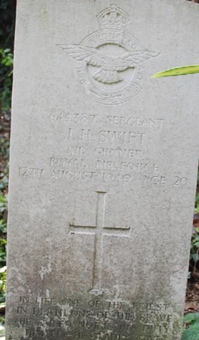 Sergeant ( Air Gnr. ) James Henry Swift on Sysoon