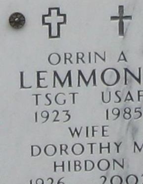 Sergeant Orrin A Lemmons on Sysoon